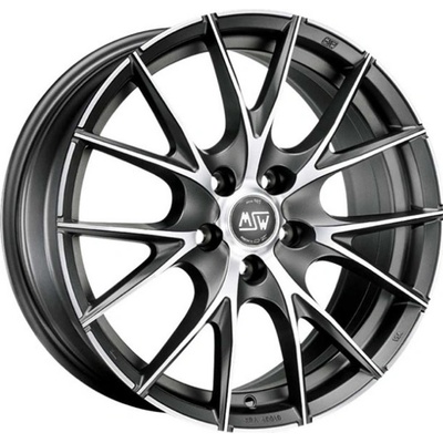 MSW 25 6x15 4x100 ET42 matt titan polished