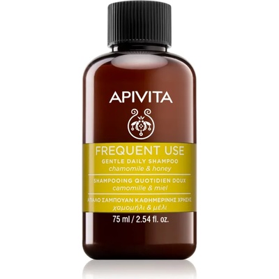 APIVITA Frequent Use Chamomile & Honey шампоан за ежедневно миене на коса 75ml