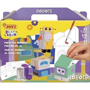 JOVI 2302 PLAY & FUN Комплект темперни бои Robots (2302)