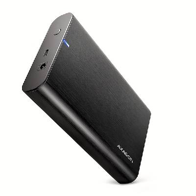 AXAGON EE35-A6C, USB-C 5Gbps - SATA 6G 3.5" kovový RAW box, bezšroubkový - EE35-A6C