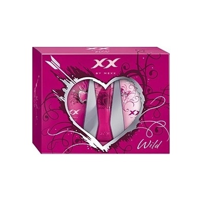 Mexx XX Very Wild EDT 20 ml + sprchový gél 50 ml + sprchový gél 50 ml darčeková sada