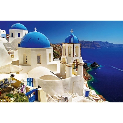 Dimex MS-5-1118 Vliesová fototapeta Santorini rozměry 375 x 250 cm