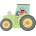 Orange Tree Toys Дървен пъзел Orange Tree Toys - Трактор, 4 части (OTT06771)