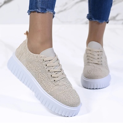 Сникърси D2441-3 Beige