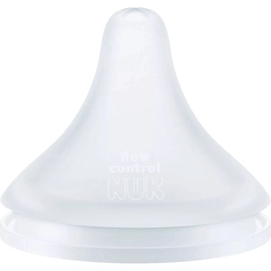 Nuk Силиконови биберони за шише NUK Perfect Match - Flow control, 6 м+, 2 броя (10124034) - ozone