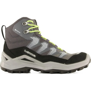 Lowa Детски туристически обувки Lowa Kid's Maddox Pro GTX Mid Walking boots - Black / Lime - размер 34 (EU) (702-4382-0117)