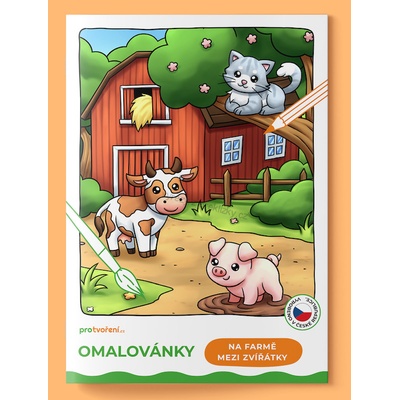 Omalovánky A5 Na farmě mezi zvířátky