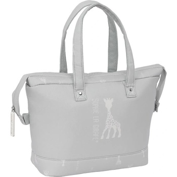 SAFTA Sophie La Girafe Mum Big With Handles big carrying case - Grey (Multicolor)