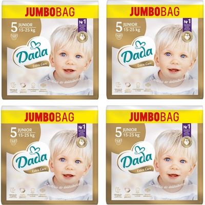 DadaJUMBOBAG Extra Soft 5 Junior 15-25 kg 4x 68 ks