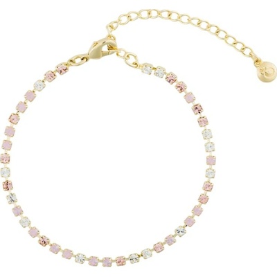 Preciosa Pozlacený tenisový náramek s českým křišťálem Preciosa Skyline Spotlight 2619Y69