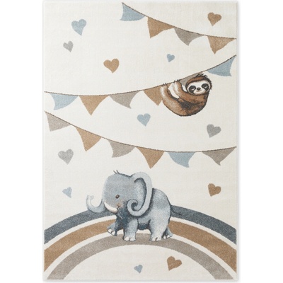 Villeroy & Boch Boho Kids Walk like an Elephant Rainbow Party krémový