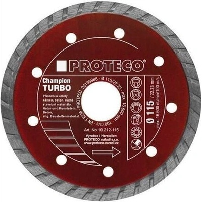 Proteco Diamantový kotouč 230 mm 10.212-230