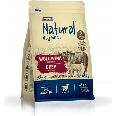 NT1 Natural hovězí & jehněčí Mini 0,83 kg