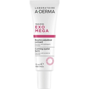 A-Derma Exomega Успокояващ околоочен балсам при реактивни клепачи, 15 ml - ozone