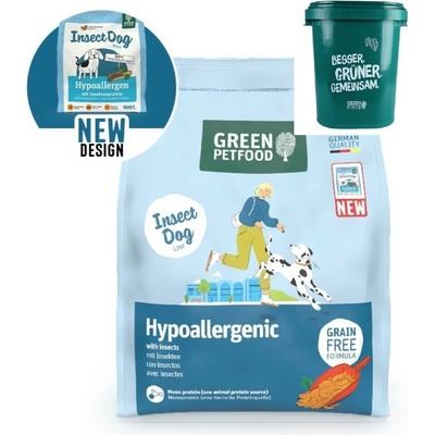 Green Petfood Hypoallergenic with Insects 10 kg