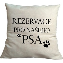 Bohemia Gifts Rezervace pro psa 40 x 40 cm