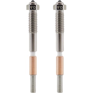 QIDI Tech Биметална дюза за Q2, комплект от 2 броя - 0, 6 mm (674519683117)
