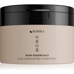 KORIKA Skin Essentials Dual Exfoliating Toner Pads двойни ексфолиращи тампони 20 бр