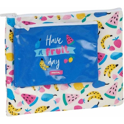 SAFTA Несесер Safta Summer wash bag - White / Blue (Fruits)