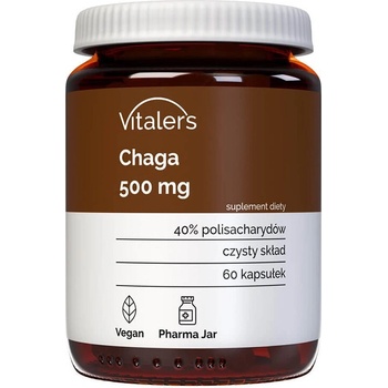 Vitaler's Чага 500 mg 60 капсули | Vitalers (406767 (VIT-0676) VIT)