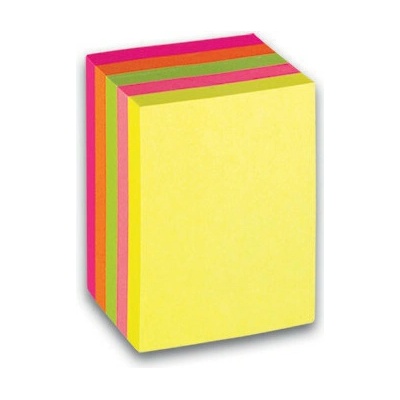 Bloček samolepící 51x38mm 5 neon barev 5x60 listů Concorde – Sleviste.cz