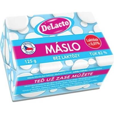 DeLacto Máslo bez laktózy 82% 125 g