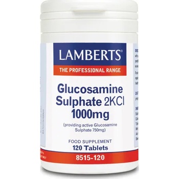 LAMBERTS Хранителна добавка Глюкозамин , Lamberts Glucosamine Sulphate 2KCL 1000mg, 120 Tabs