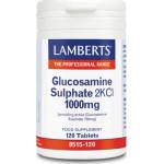 LAMBERTS Хранителна добавка Глюкозамин , Lamberts Glucosamine Sulphate 2KCL 1000mg, 120 Tabs