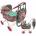 Mario Badescu *DOLLS PUSHCHAIR, pink-green, 52x32x10 cm, cardboard*