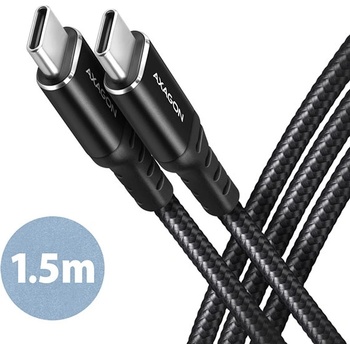 AXAGON Cable USB2 C-C, M/M, 1.5m, 3A, AXAGON BUCM-CM15AB (BUCM-CM15AB)