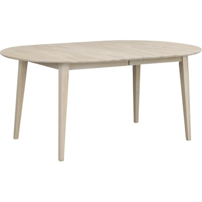 Rowico Home Klasický oválný jídelní stůl z dubu FILIPPA Whitewash 170 x 105 cm světle hnědá 117629