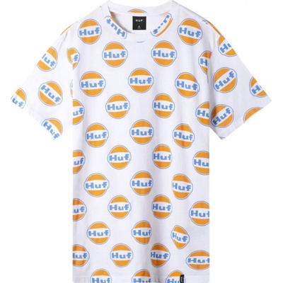 Huf IGNITE ALL OVER TEE white