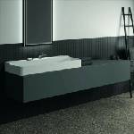 Ideal Standard Atelier Conca стенен шкаф за монтаж в антрацит мат с 2 чекмеджета 240 см (T4333Y2)