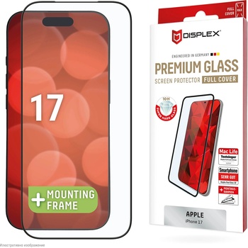 Displex Стъклен протектор за екран Displex Real Glass Full Cover (3D) за iPhone 17 (28561)
