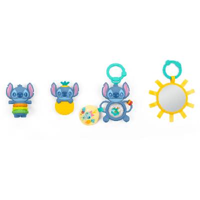 Комплект играчки Bright Starts Disney Baby - Stitch, 4 части (17473)