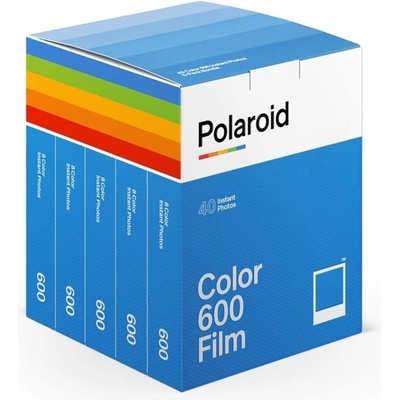 Фотохартия Polaroid Color Film for 600 - x40 film pack, 4 x 3 inch, за Polaroid 600, 5x 8 листа (006013)