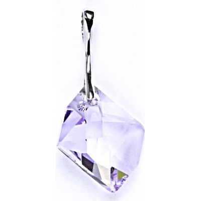 Čištín Stříbrný přívěšek s krystalem Swarovski violet, P 1295