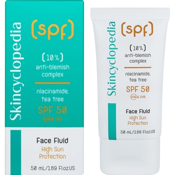 Skincyclopedia SКINCYCLOPEDIA Spf 50 Anti-Blemish Fluid Слънцезащитен продукт дамски 50ml