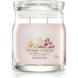 Yankee Candle Pink Cherry & Vanilla ароматна свещ Signature 368 гр
