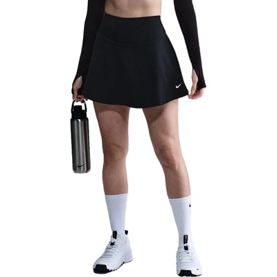 Nike-W Nk One Df Hr Skirt Cpsl Spd Black/white černá