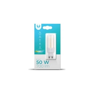 Forever žárovka G9, LED, 8W, 4500K, neutrální bílá