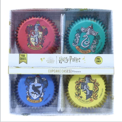 PME Harry Potter košíčky na muffiny s alobalovým vnitřkem Bradavické koleje (60 ks)
