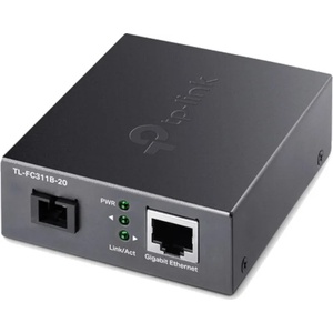 TP-Link Медиен конвертор TP-Link - TL-FC311B-20, RJ-45/SC/UPC, черен (TL-FC311B-20_VZ)