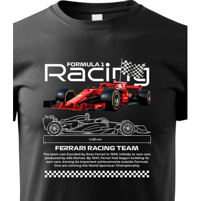 Dětské tričko F1Ferrari ČernáCanvas Dětské tričko Bezvatriko.cz 2976