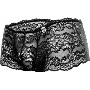 MOB Eroticwear Къси панталони от розова дантела, l/xl