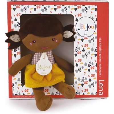 Doudou Julijou Léna 16 cm žlutá