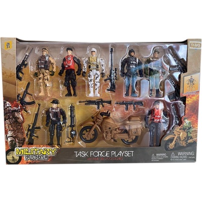 MAC TOYS - STARX Velká sada vojáčků s motorkou – Zboží Mobilmania