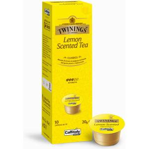 Caffitaly Twinings Lemon Scented черен чай на капсули 10 броя за Tchibo Cafissimo