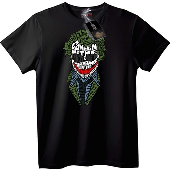 NOONEBRAND Тениска Калиграмен Joker - XL, Black