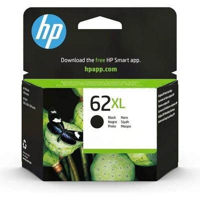 HP Оригинален патрон HP C2P05AE, No62XL, 600 страници/5%, Black (3015100477)